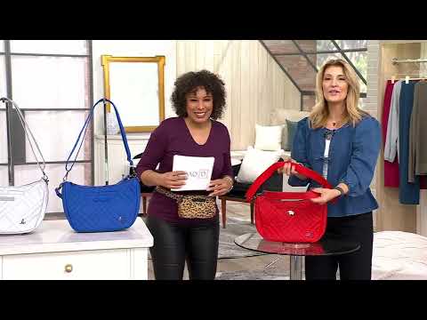 Lug Matte Luxe Shoulder Bag w/ Crossbody Strap - Harmony on QVC