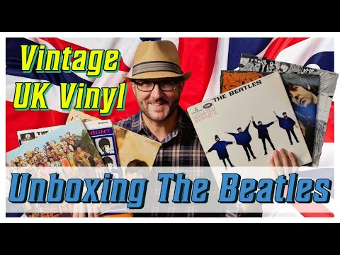 UNBOXING Vintage BEATLES UK LPs & 'Please, Please Me' GOLD STEREO!