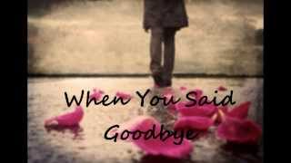 When You Said Goodbye - Julie Anne San Jose (lyric video)