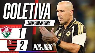 AO VIVO: COLETIVA LEONARDO JARDIM | FLUMINENSE 1 X 2 FLAMENGO PELO BRASILEIRÃO