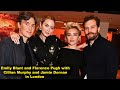 Emily Blunt and Florence Pugh with Cillian Murphy and Jamie Dornan in London