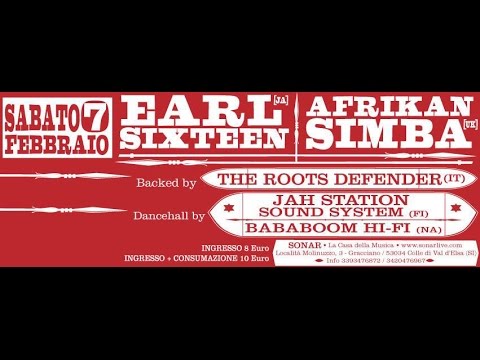 Afrikan Simba & Earl 16 - Live At Sonar,Colle Val d'Elsa