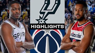 San Antonio Spurs - Dylan Harper - Devin Vassell - Victor Wembanyama - Washington Wizards - Alex Sarr