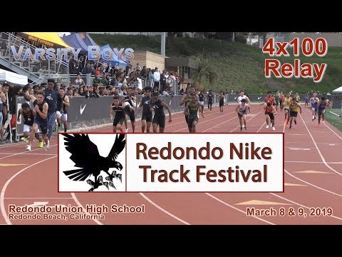 2019 TF - Redondo Invite - 4x100 (Var Boys, All Heats)