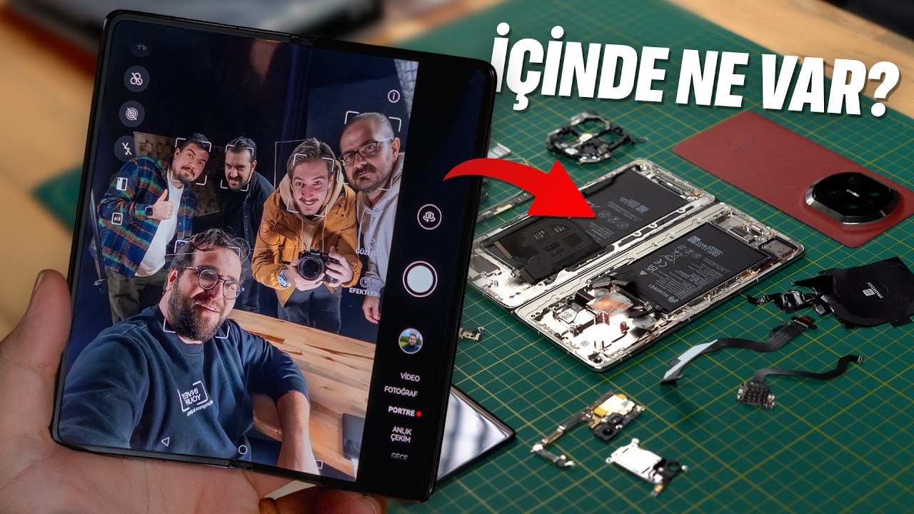 KATLANABİLİR TELEFONUN İÇİNDE NE VAR? - Huawei Mate X7 Test ve İnceleme