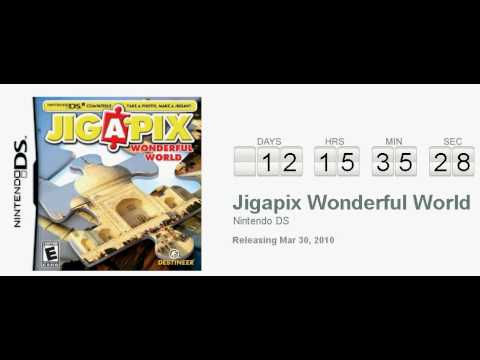 JIGAPIX Wonderful World Nintendo DS