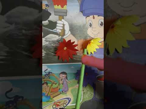 how to make paper 3 types of flowers (by sravya)