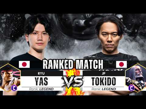 SF6 ▰ YAS (Ryu) + KOBAYAN vs TOKIDO (Jp) ▰ Street Fighter 6