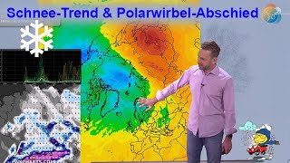 Schnee-Trend & Zerfall des Polarwirbels. Wie sind die Schnee-Chancen? Ändert sich die Wetterlage?