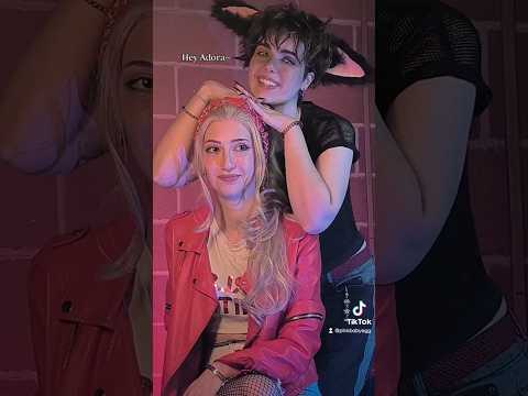 Hey Adora~🐈‍⬛🏳️‍🌈❤️ #catradora #cosplay #sheraandtheprincessesofpower #shera #adora #catra #wlw