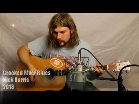 NICK HARRIS Live Performance NEW song CROOKED RIVER BLUES
