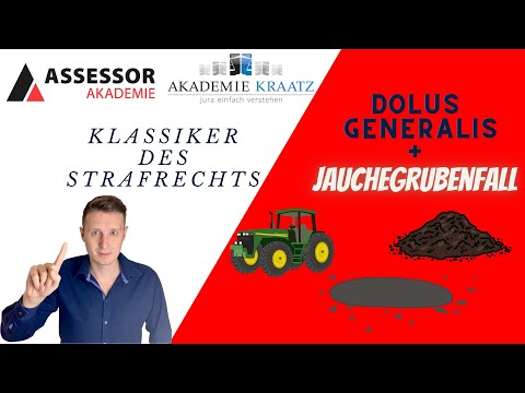 Klassiker des Strafrechts: Dolus generalis – Vorsatz beim mehraktigen Geschehen (Jauchegrubenfall)