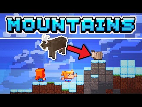 Secret Minecraft Mountain Update! Goats, Peaks & Snow - Minecon Live