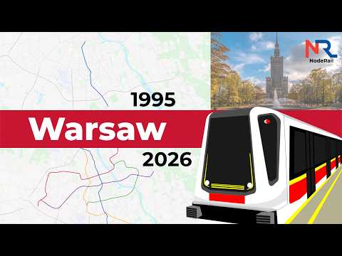 Evolution of Warsaw Metro (1995 - 2026)