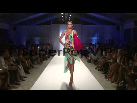 Models walk the runway at Caffe Swimwear Models walk the ...