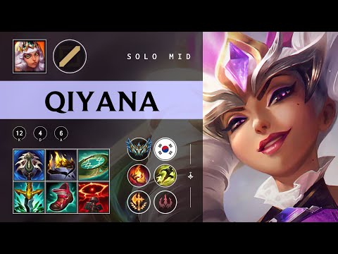 Qiyana Mid vs Ryze - KR Challenger Patch 25.24