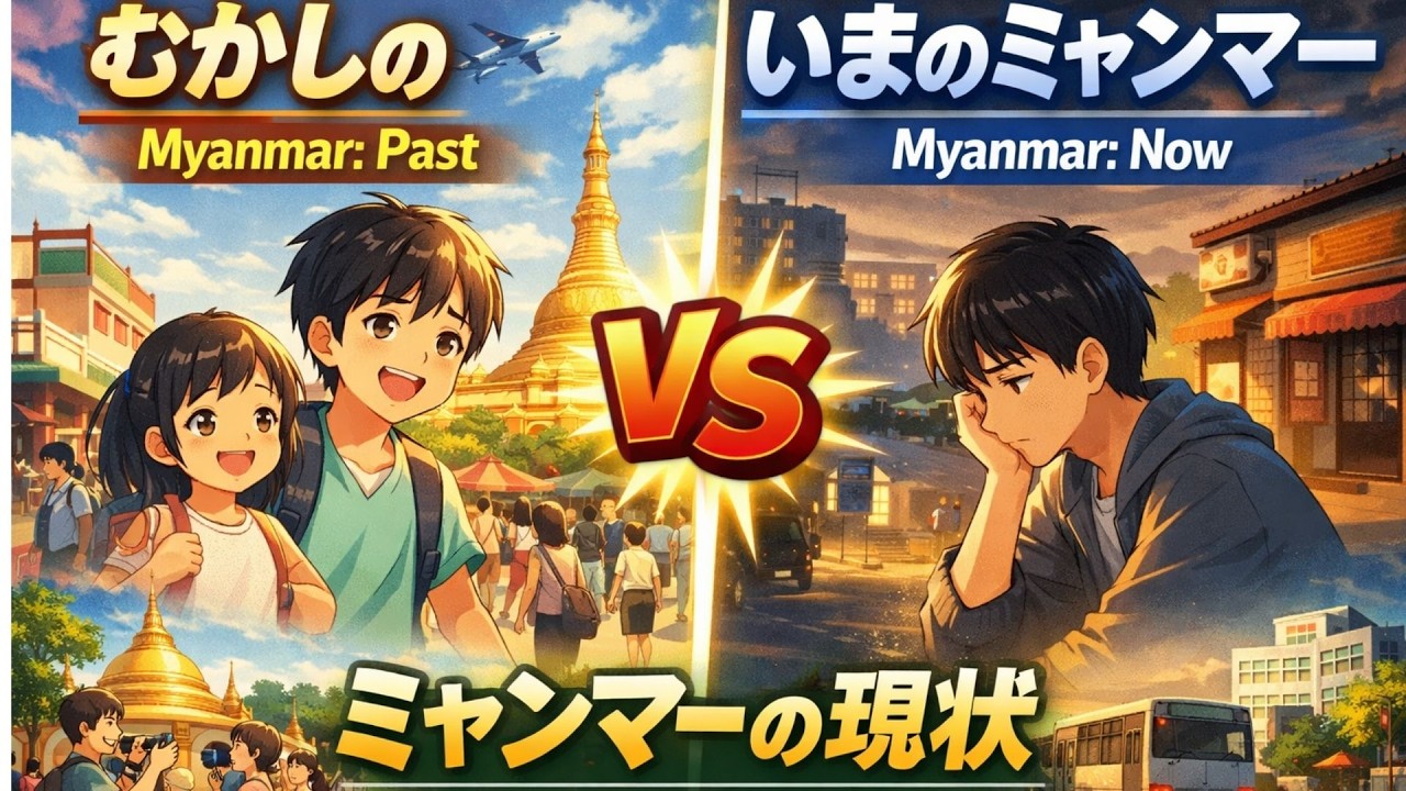 ミャンマーの今とむかし 🇲🇲｜N5/N4 Japanese Listening & Shadowing Practice