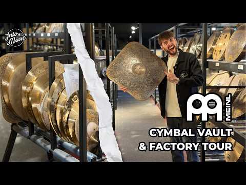 Meinl Factory & Cymbal Vault Tour - Hand Selecting Cymbals With Into Music Store