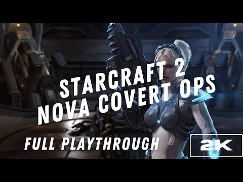 Starcraft 2 Nova Covert Ops Full Playthrough Mission 4 Trouble in Paradise