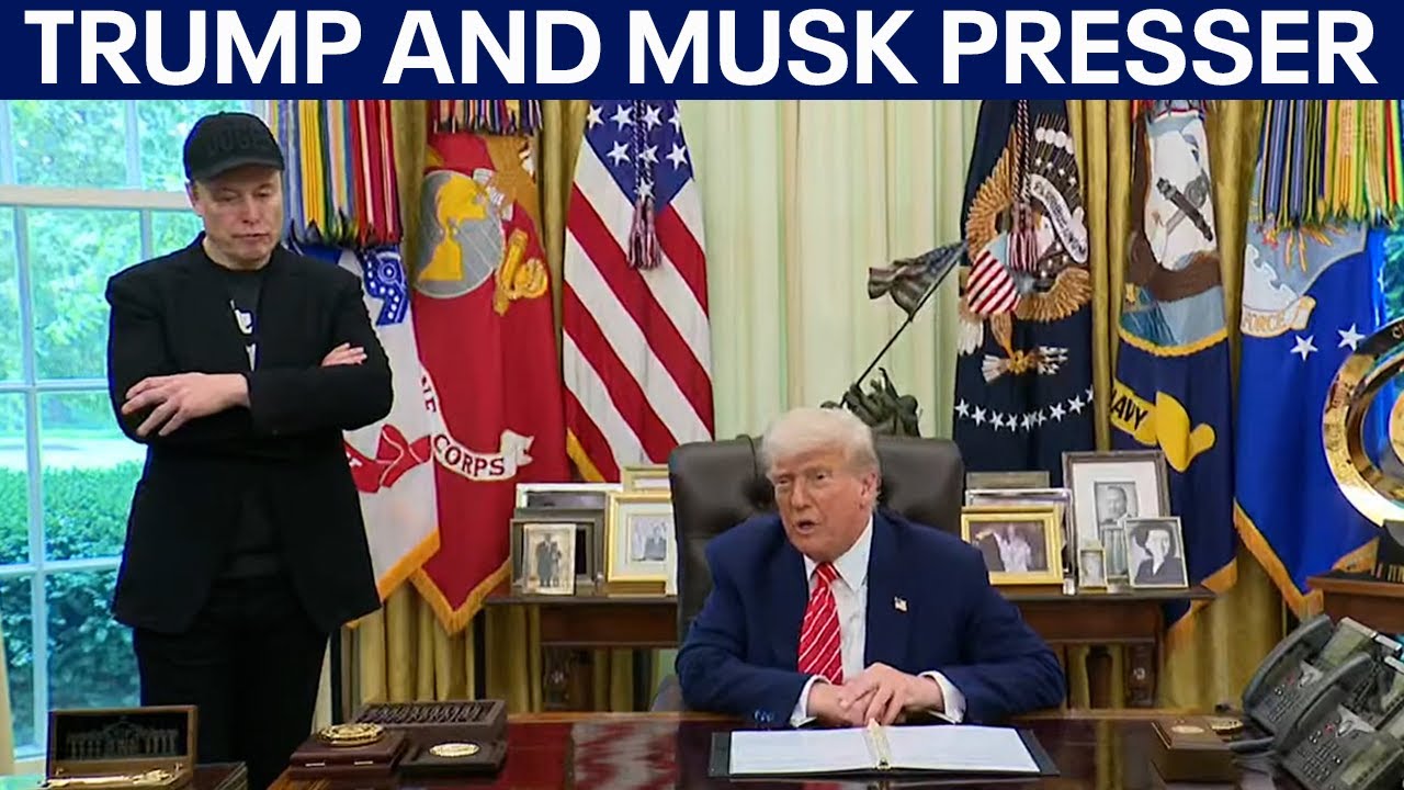 FULL Press Conference: President Trump and Elon Musk on Elon's 130 days working for DOGE