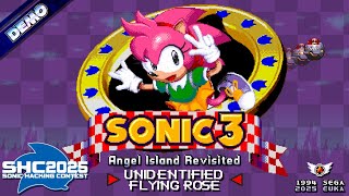 Sonic 3 A.I.R: Unidentified Flying Rose (SHC '25 Demo) ✪ First Look Gameplay (1080p/60fps)