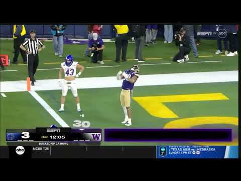 Quentin Moore TOUCHDOWN Boise State vs Washington LA Bowl 2025