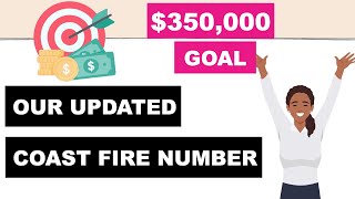 Our Updated Coast FIRE Number | $350,000 Goal | Early Retirement