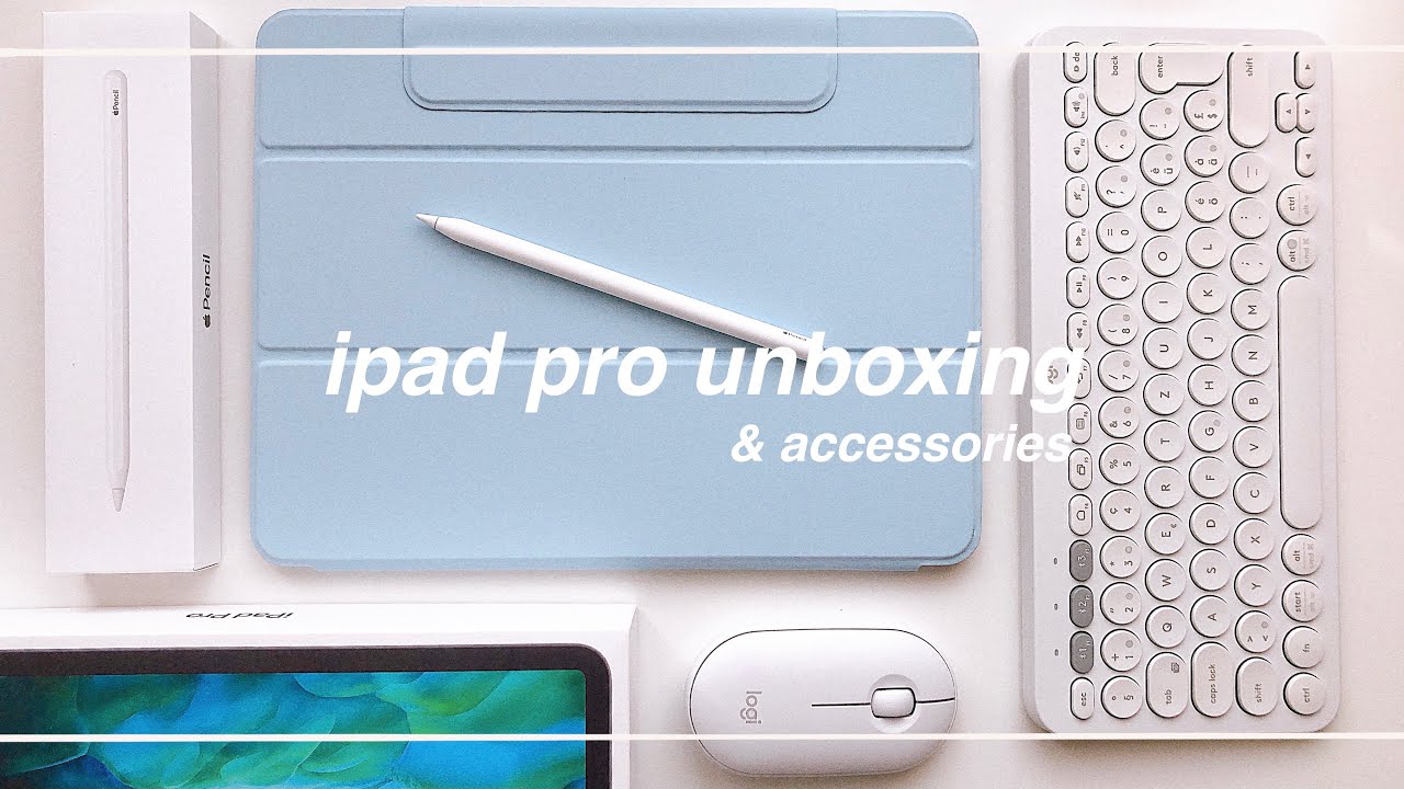 🍏 iPad Pro 12.9 inch 2020 unboxing + Accessories