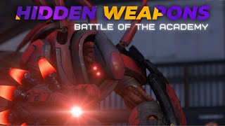 Battle of the Academy - Hidden weapon locations