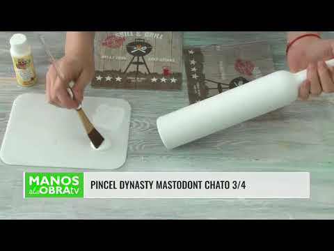 Decoupage y craquelado sobre botellas - Tip New Plenty