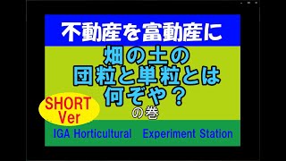 ネットで土地を買ってみた　不動産を富動産に　SHORT　団粒と単粒とは
