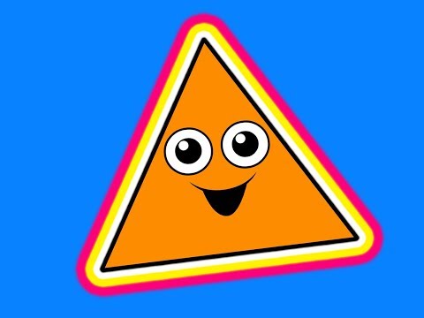 "This Little Triangle" - Shapes Learning Song, Teach Babies & Toddlers, Kids Nursery Rhyme