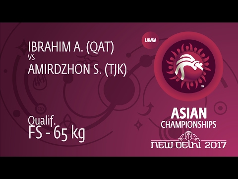 Qual. FS - 65 kg: S. AMIRDZHON (TJK) df. A. IBRAHIM (QAT) by TF, 12-2
