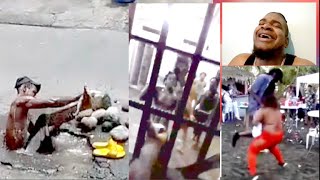 🔴MAN TAKES FULL BATH IN ROSEAU POT HOLE & PRISONERS ESCAPE | Mystelics Reacts