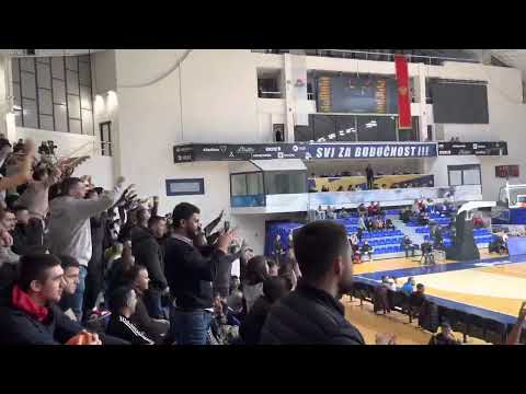 GROBARI u Podgorici! Navijanje u Morači!