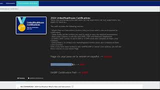 2024 United Healthcare (UHC) Certification Guide