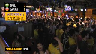 Crowd Reactions from Germany 7-1 Brazil at Walkabout Temple