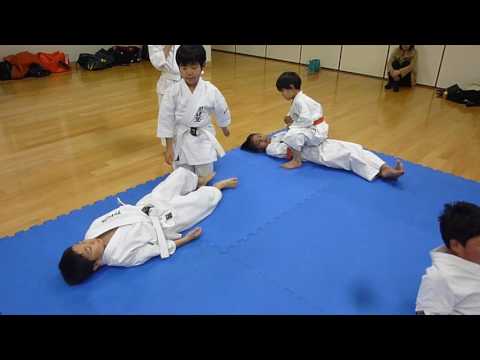 武道塾桑原道場稽古初め腕十字三角締め