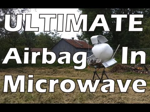 Ultimate Airbag in Microwave Video