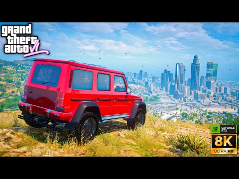 GTA VI ULTRA REALISTIC GRAPHICS [Mercedes-Benz G-Class G 63 AMG] RTX 4090Ti MAXED OUT!