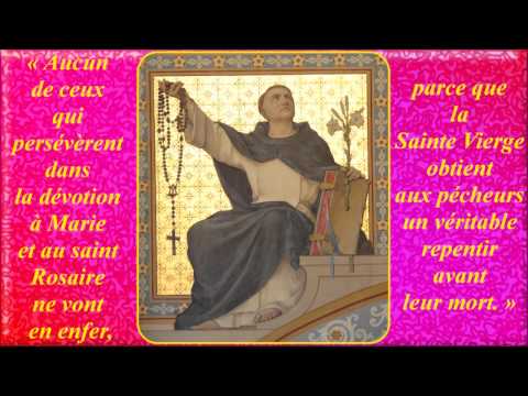 La force du saint Rosaire (aveu des démons à St Dominique, d'après St Alphonse)