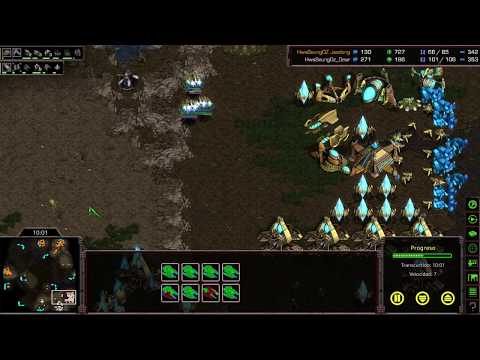 Jaedong (Z) vs Dear (P) en Aztec 1.1 1/2 - StarCraft BroodWar REMASTERED