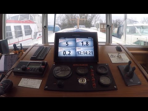 Piper Barge Chartplotter Position