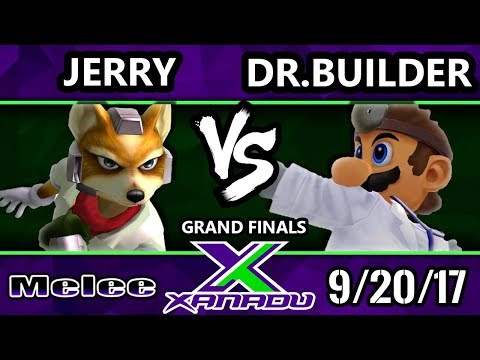 S@X 220 Melee - Jerry (Fox) Vs. Doctor Builder (Dr. Mario) - Smash Melee Grand Finals - SSBM