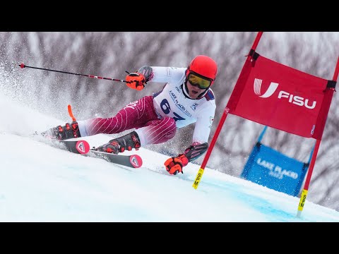 Lake Placid 2023 - Szymon Bębenek po slalomie gigancie mężczyzn