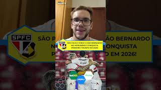 São Paulo vence o São Bernardo no Morumbis e conquista primeiro triunfo em 2026
