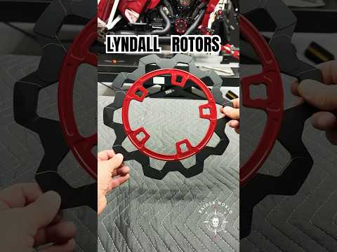 Lyndall Rotors Paired with the Z Plus Brake Pads #lyndallbrakes #performance-bagger