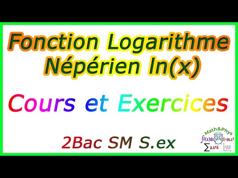 Natural Logarithm - Natural Logarithm Function - Course Reminder - 2 Bac SM S.ex