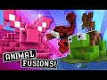 Creating new Pokemon with animal fusions! | Minecraft Gartic Phone