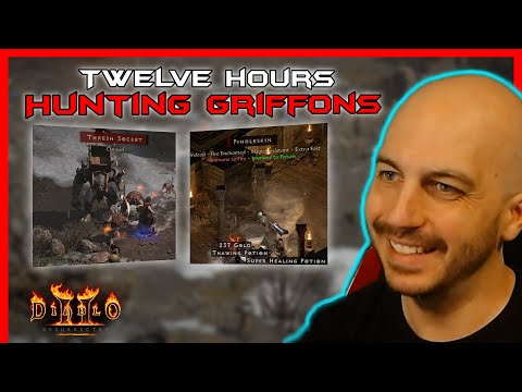 Hunting Griffons, 12 Hours Pindle and Thresh Socket Runs- Diablo 2 Resurrected